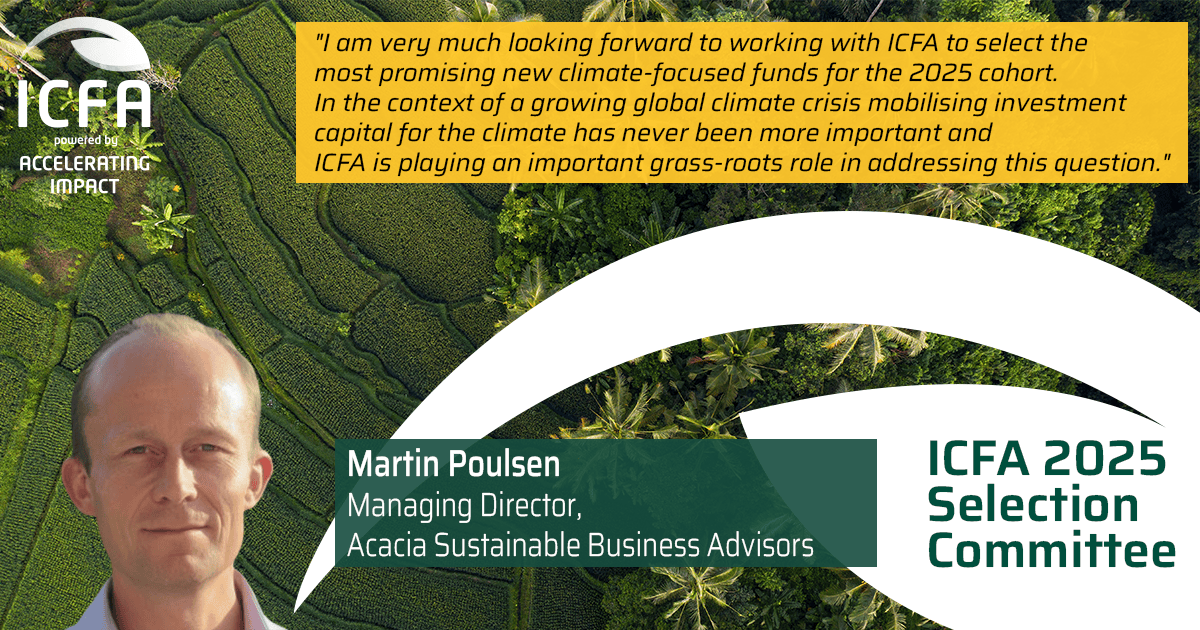 Martin Poulsen – Member of the ICFA Selection Committee 2025
